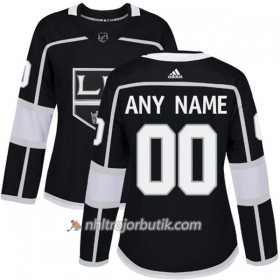 Dame Ishockey Los Angeles Kings Tröja med eget tryck Adidas 2017-2018 Svart Authentic